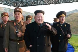 North Korean leader Kim Jong-un guides joint military drill