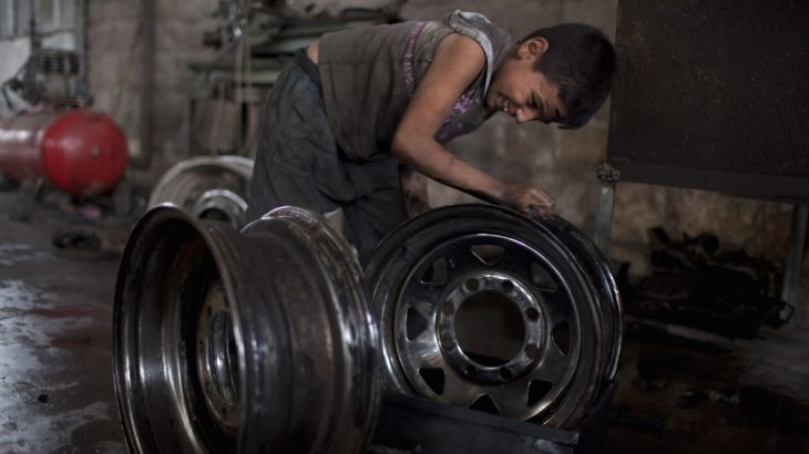 Daily life in Syria child labour