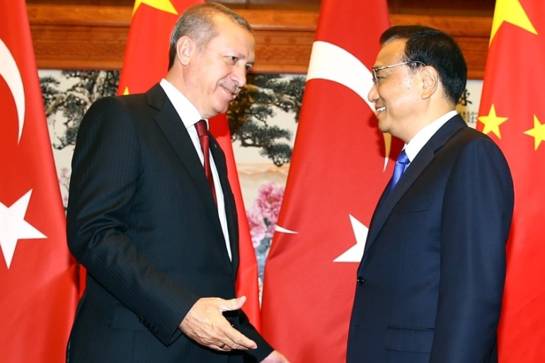 Turkish President Erdogan visits China