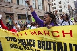 Protestors march to Baltimore City