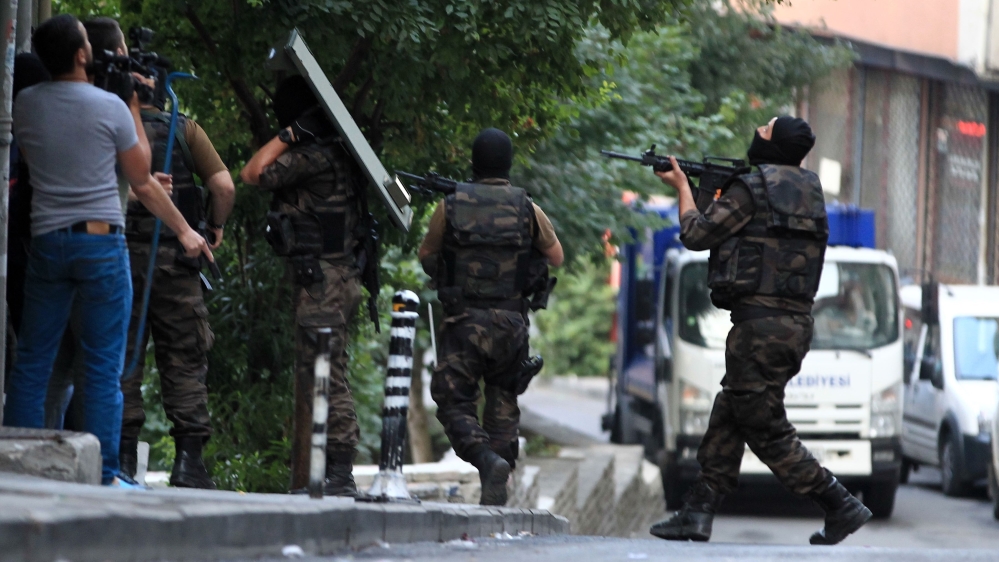 Turkish anti-terrorism police raided more than 100 suspected locations across Turkey [Anadolu/Getty Images]