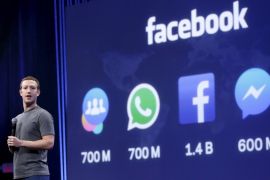 Facebook CEO Mark Zuckerberg speaks during his keynote address at Facebook F8 in San Francisco