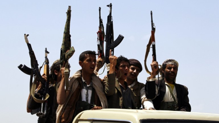 A tribal gathering shows support to the Houthi movement