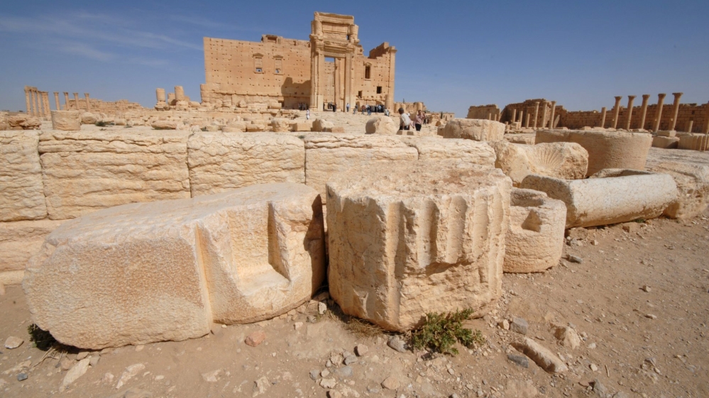 Before the arrival of Christianity in the second century, Palmyra worshipped the Semitic god Bel, along with the sun god Yarhibol and lunar god Aglibol [Reuters]