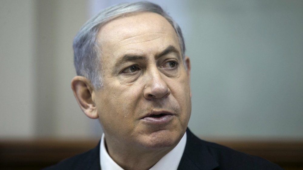 Israeli Prime Minister Benjamin Netanyahu is urging Jewish Americans to pressure the US Congress to block the deal [AP]
