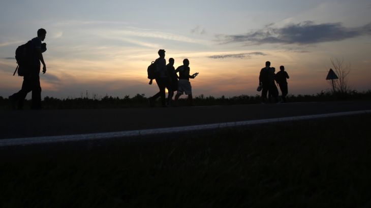Migrants - serbia hungary