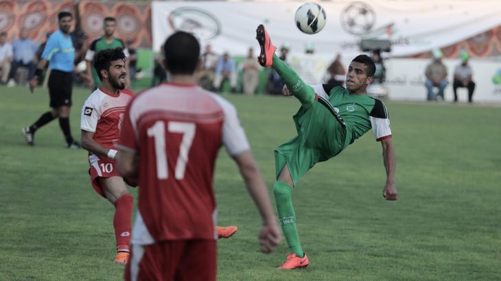 Gaza vs Hebron soccer match
