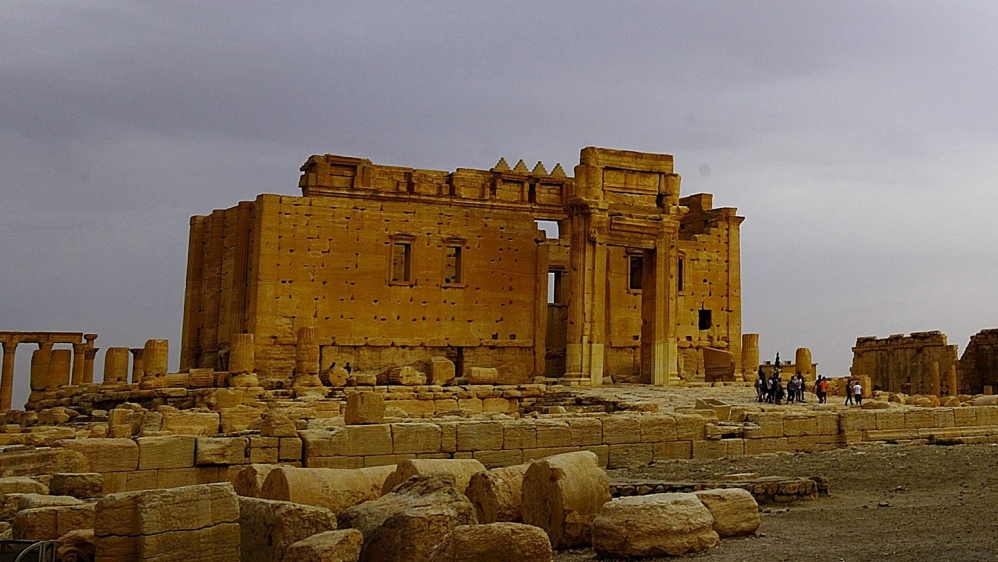 News of the latest destruction comes days after satellite images confirmed the demolition of Palmyra's Temple of Bel [Reuters]