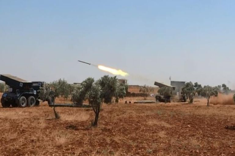 Syria rebels fire rockets