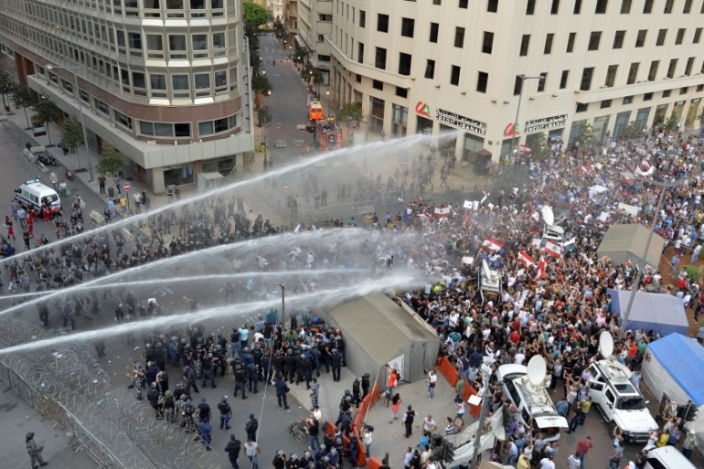 Protests against garbage crisis in Lebanon