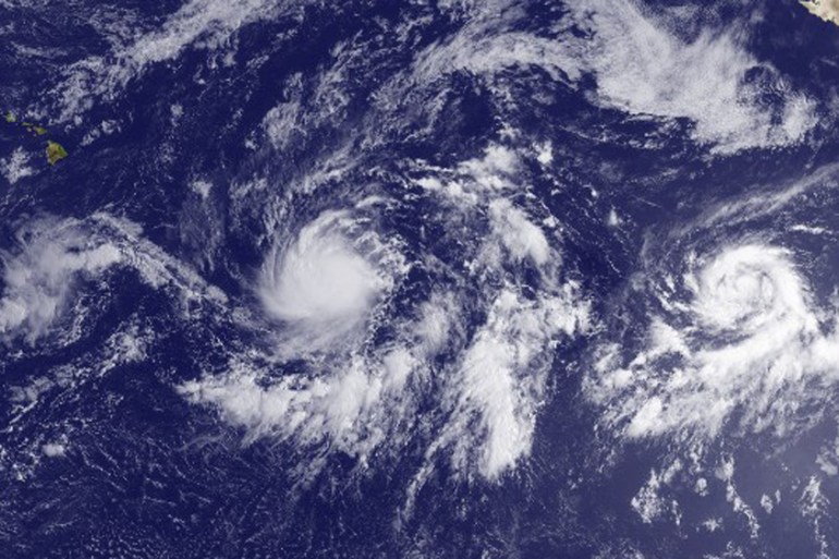 Hurricanes in Pacific