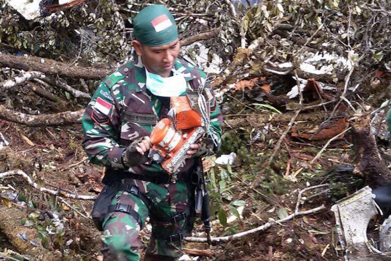 Indonesian plane confirmed destroyed, 54 bodies found