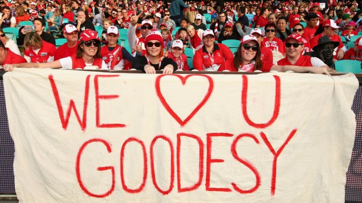 AFL Rd 18 - Sydney v Adelaide Goodes