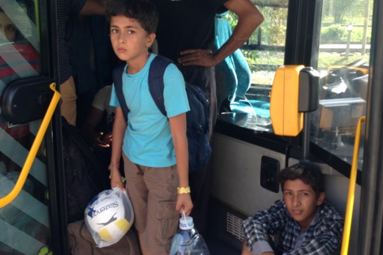 croatia refugee kids