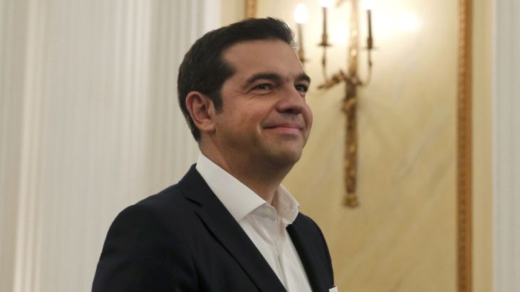 Leftist Syriza leader and winner of Greek general election Alexis Tsipras