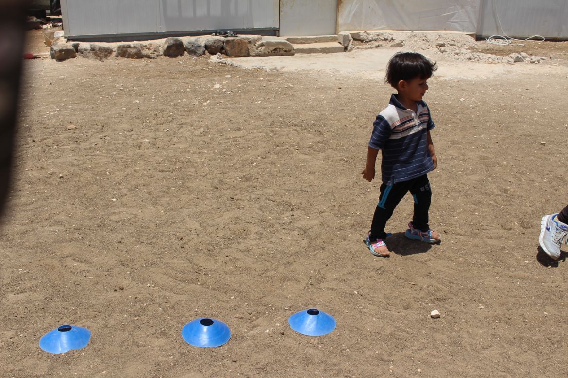 Zaatari footbal/ DO NOT USE/ RESTRICTED