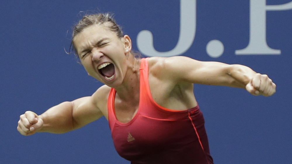 The joy on Halep's face was obvious as she moved closer to her maiden grand slam title [AP]