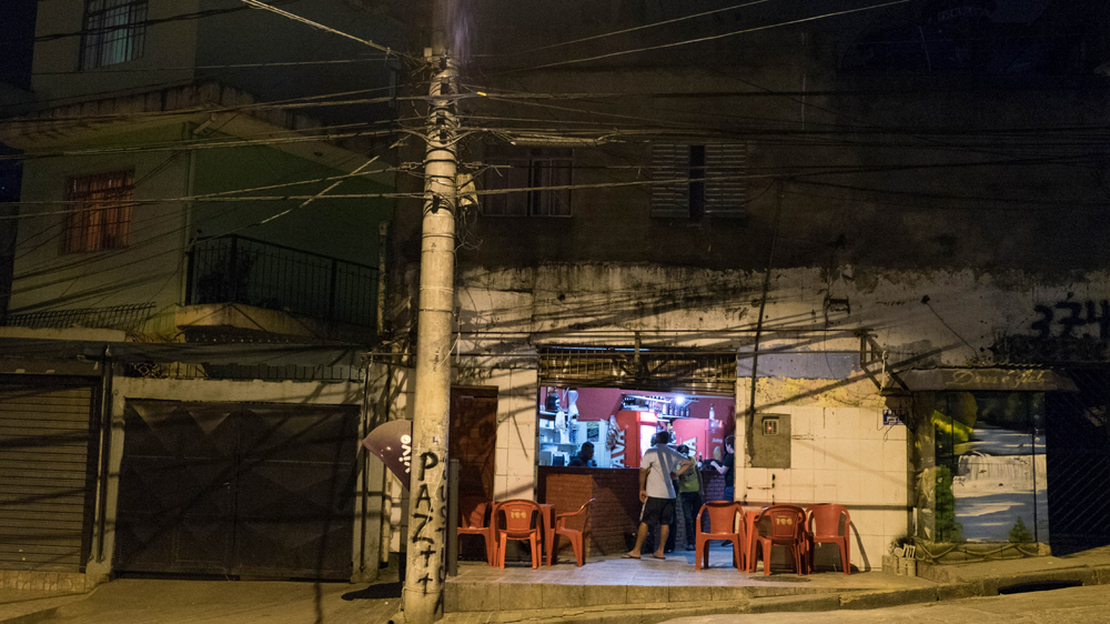 Eight men were killed at  Juvenal Bar in Osasco - among the 18 who died on August 14 [Tommaso Protti/Al Jazeera]
