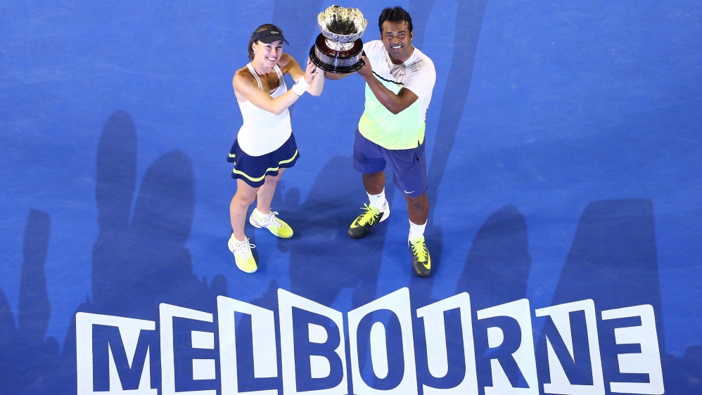 Australian Open was the first of three grand slam titles for Paes this year [Getty Images]