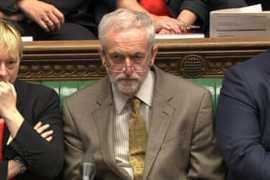 Jeremy Corbyn, the new leader of Britain''s opposition Labour Party takes part in his first Prime Minister''s Questions in the House of Commons in Westminster, London