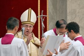 Pope marking day dedicated to hailing creation