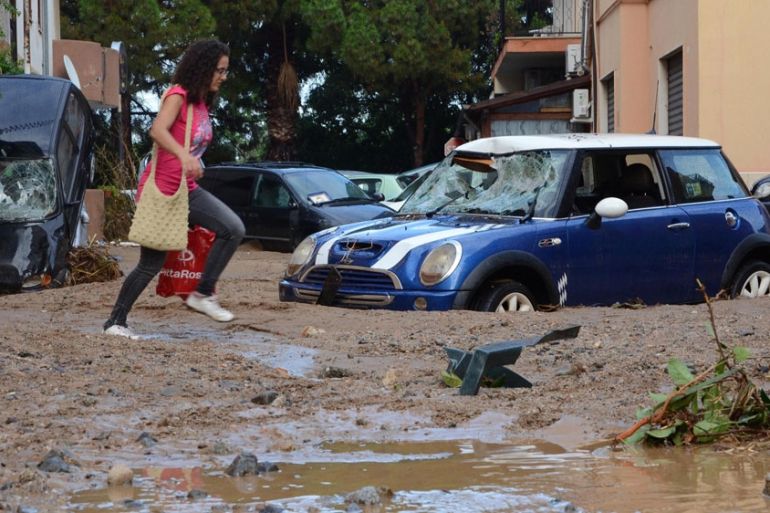 Floods drench southern Italy
