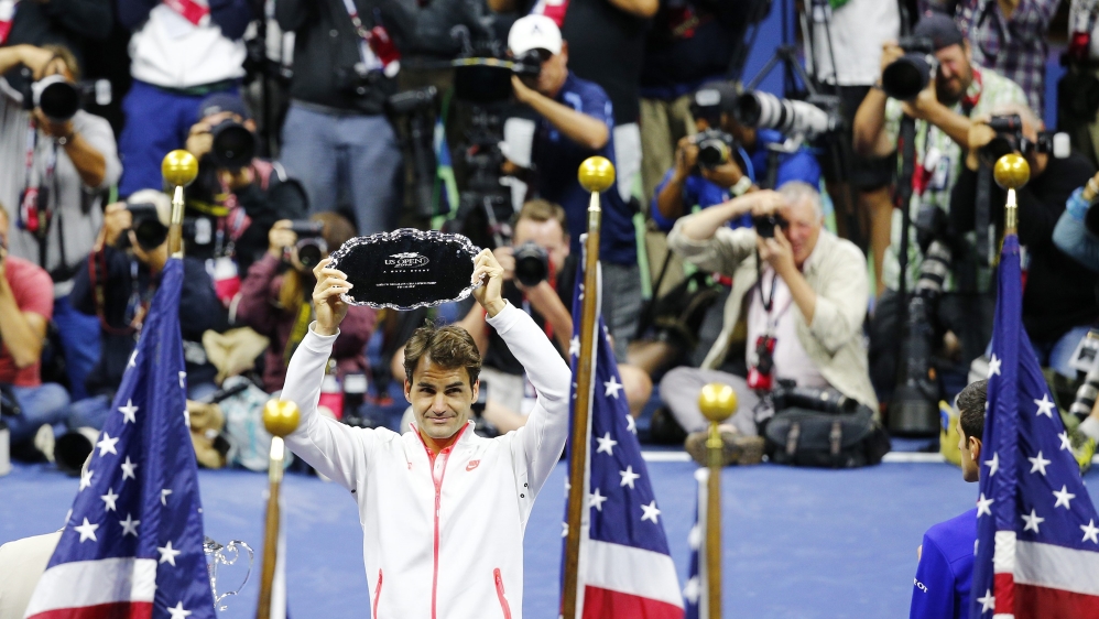 Federer was playing in his first US Open final in six years [EPA]