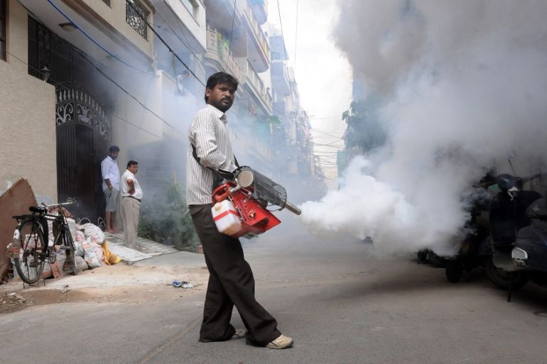 Dengue outbreak in New Delhi
