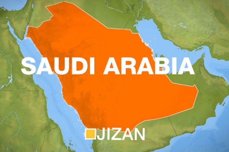 Saudi Arabia Jizan map