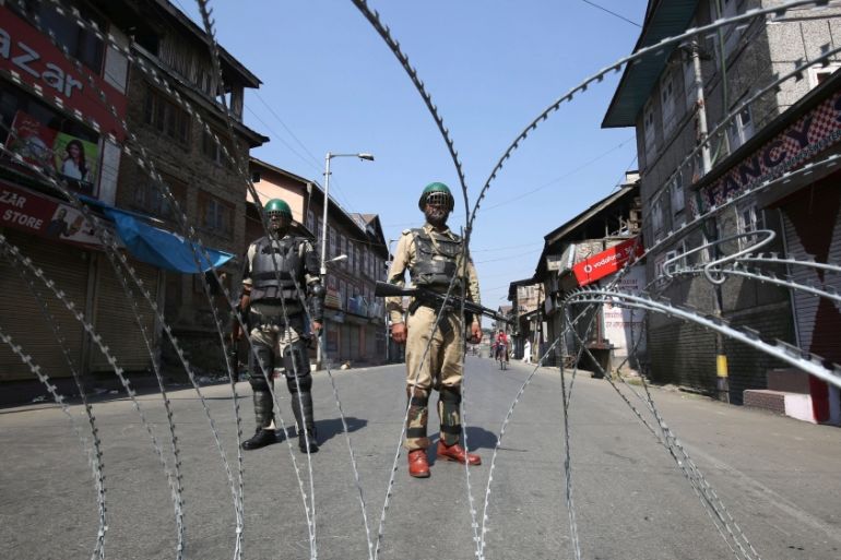 Shutdown in Indian Kashmir