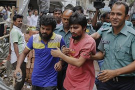 Suspected members of the banned Islamic militant outfit Ansarullah Bangla Team