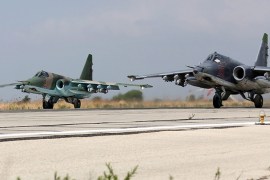 Russian airsrike in Syria