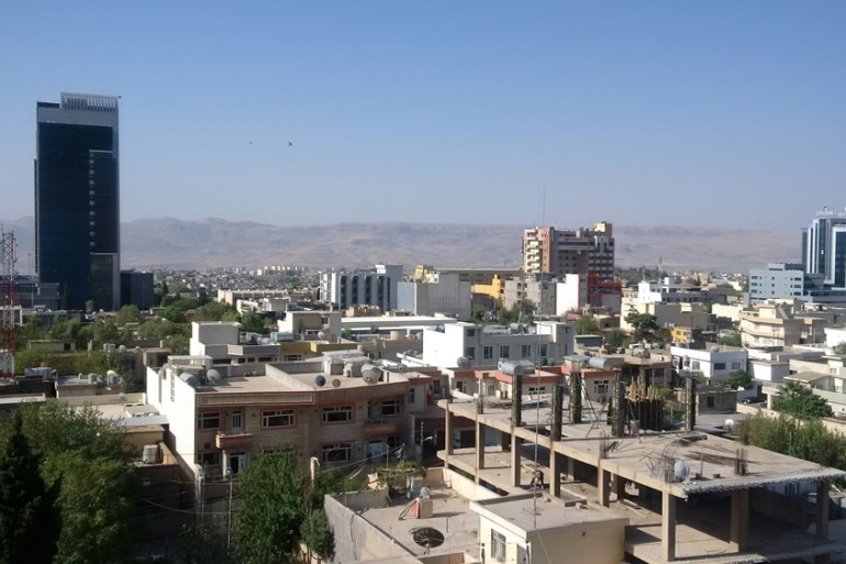 A view of Sulaimania city, northern Iraq [Tanya Goudsouzian / Al Jazeera]