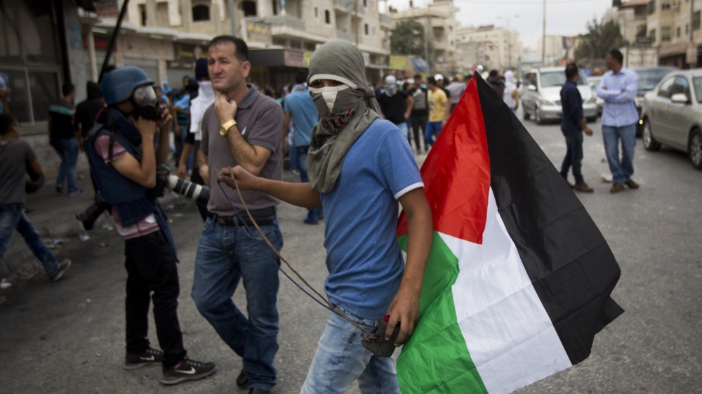 Palestinian President Mahmoud Abbas has said he wants to avoid violence with the Israelis