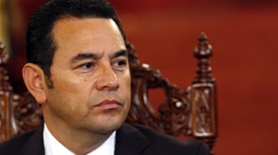 Comedian Jimmy Morales is running for president with the National Convergence Front party [AP]