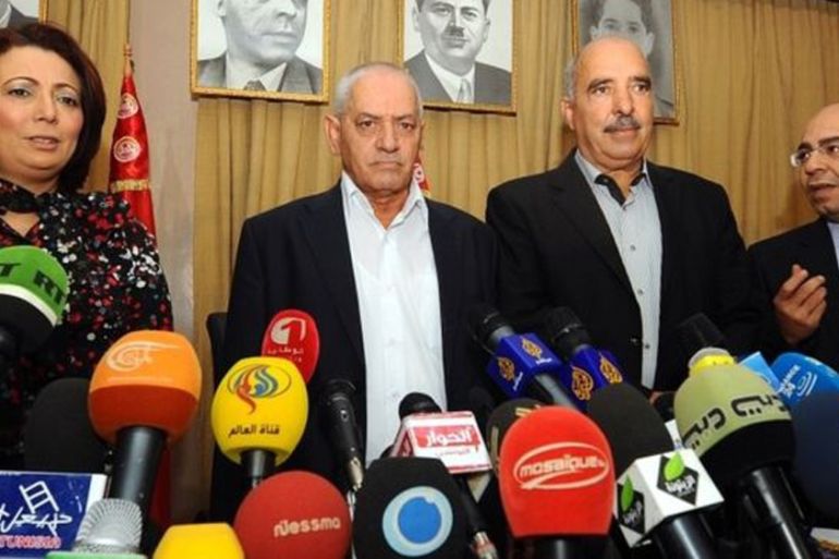 Tunisia''s National Dialogue Quartet AFP