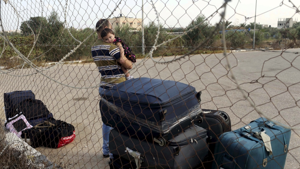 A year ago, Egypt shut the Rafah border, the only remaining gateway for Palestinians in Gaza to the outside world [Reuters]