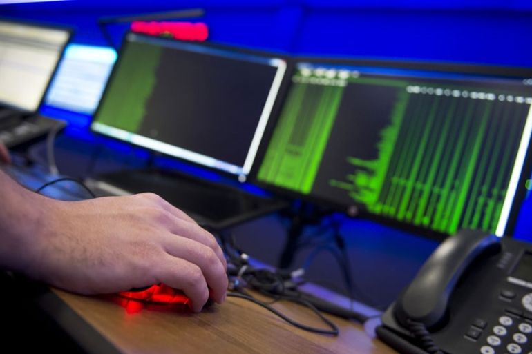 Cybercrime, cyber attach, computer Hack