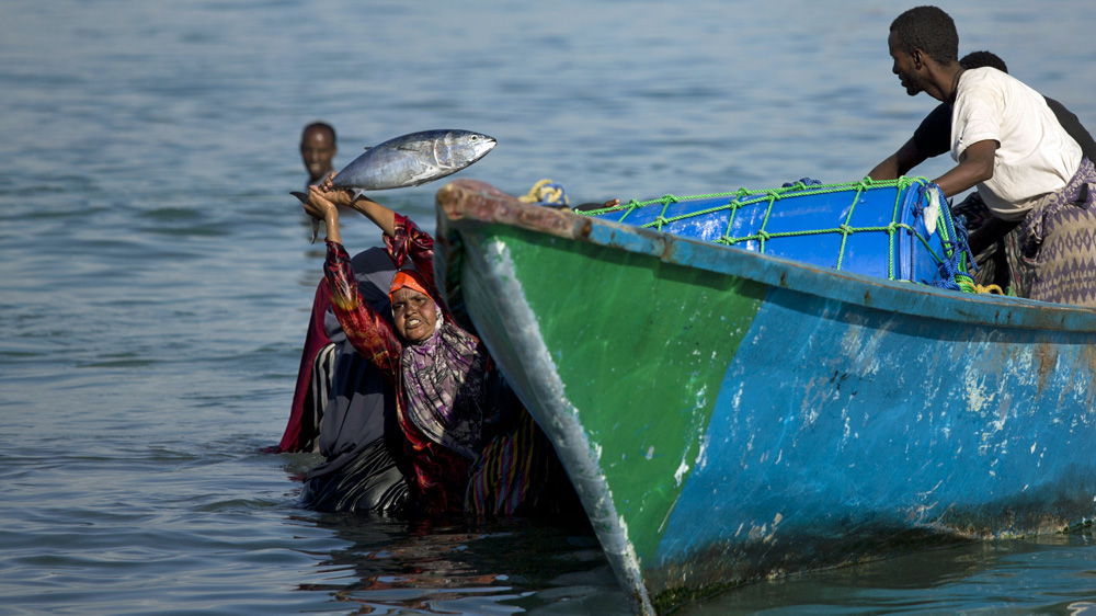 Somalis are warning locals will have no choice but to return to piracy because of overfishing by foreign trawlers [Karel Prinsloo/Adeso]