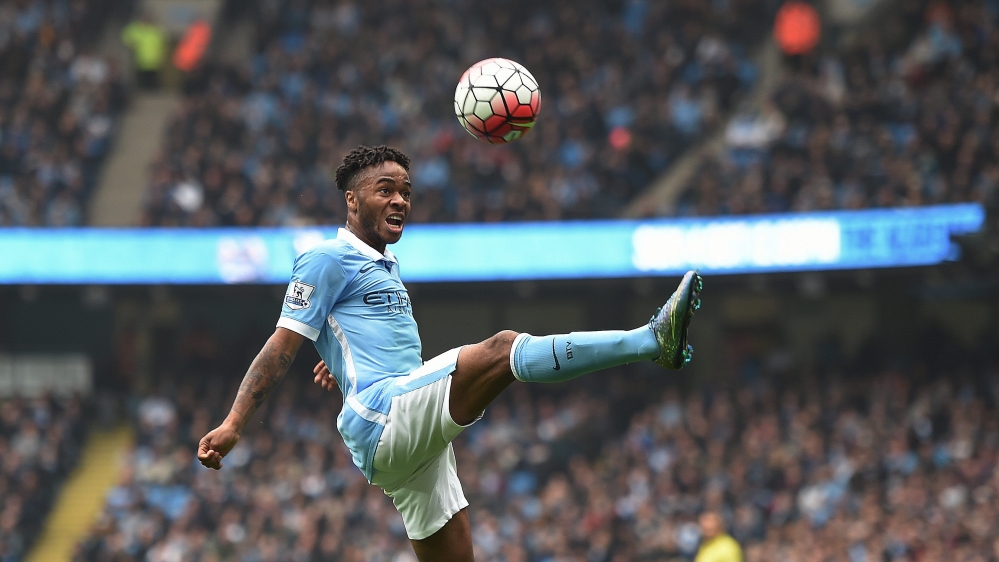 Sterling had scored just one goal in the league this season before this game [EPA]
