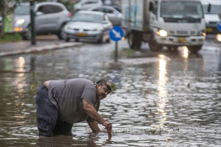 Severe storms trigger floods across the Middle East