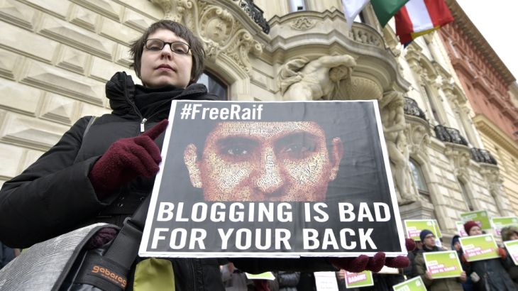 saudi blogger, rafi badawi