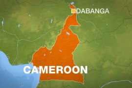 Map of Dabanga, Cameroon