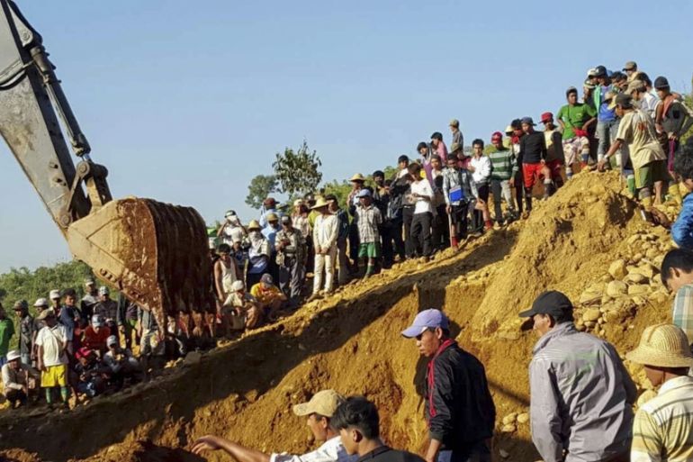 Jade mine landslide in northern Myanmar