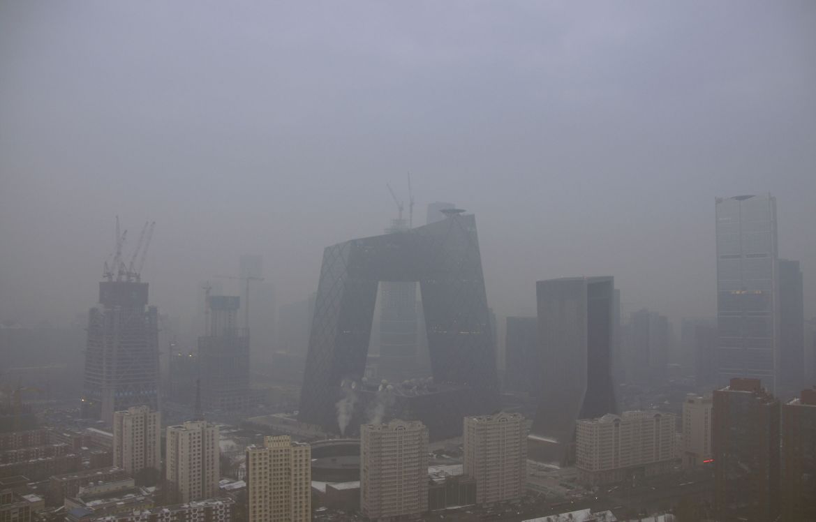 The worst smog of the winter enveloped Beijing