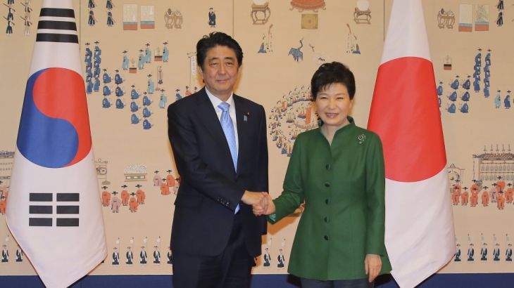 Park Geun-hye, Shinzo Abe