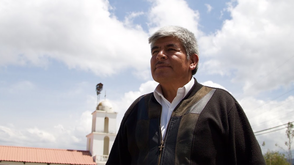 Mario Rocha Niza, the head of the local government in Mulalo [Priyanka Gupta/Al Jazeera]