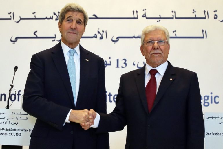 US Secretary of State on visit to Tunisia
