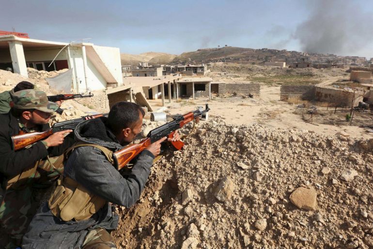Kurdish peshmerga forces Sinjar