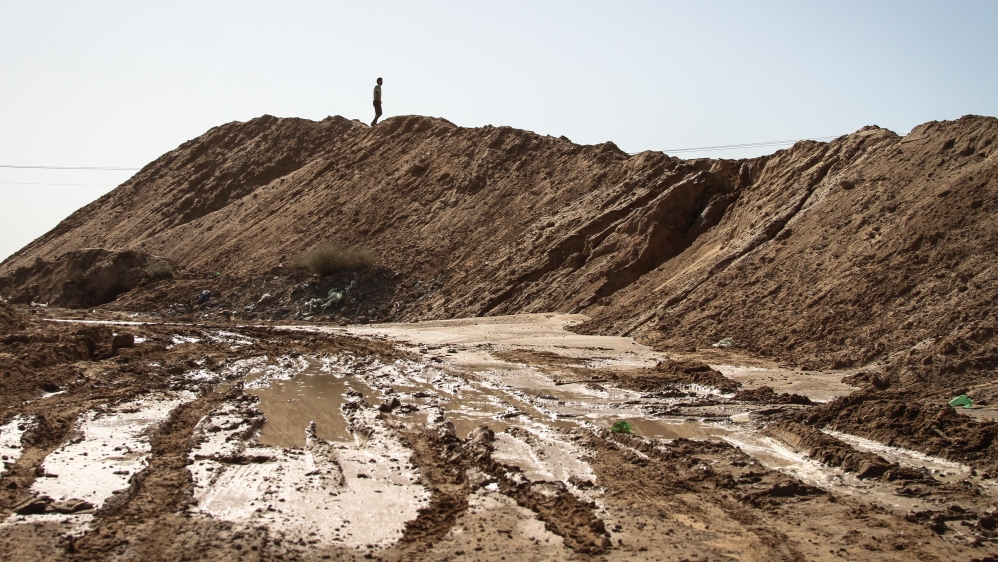 The Egyptian military has flooded tunnels to and from Gaza several times in recent months [Ezz Zanoun/Al Jazeera]